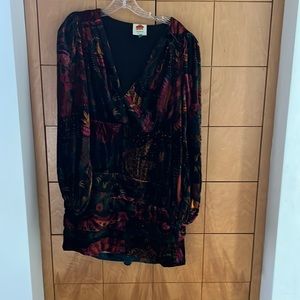 Farm Rio Velvet Mini Dress